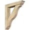 Ekena Millwork Funston Traditional Rough Sawn Bracket w/ Offset Brace, Douglas Fir, 6"W x 28"D x 32"H BKT0604X28X32FST01RDF - alternate 1